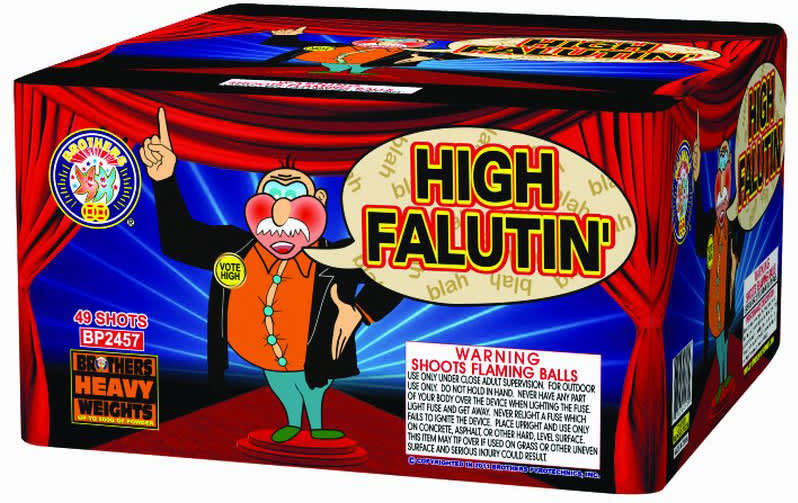 HIGH FALUTIN 49 SHOT (EACH) - Blackjack Fireworks Nevada